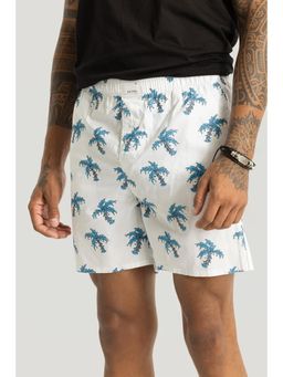 Snitch - Cocotree White Printed Boxers