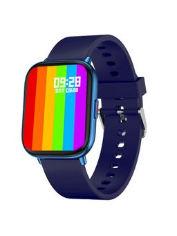 FCUK - Fit Pro Full Touch Smartwatch Color-Blue with Sleek Design Metal Body, 8 Sport Modes,FCUK009C