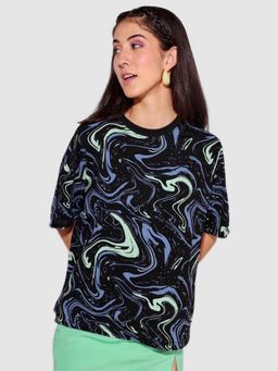 Bewakoof - Black Printed T-Shirts