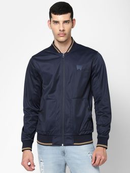 Wrangler - Men Solid Navy Jacket (Regular)