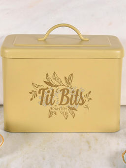 Living With Elan - Yellow Pantry Organizer for Kitchen Storage