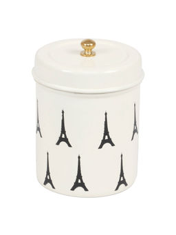 Living With Elan - Off White Canister for Snacks