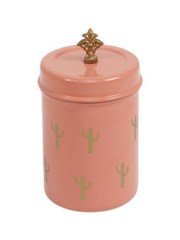 Living With Elan - Peach Stainless Steel Food Storage Canister