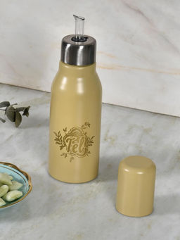 Living With Elan - Gingham & Blooms Stainless Steel Leak Proof Oil Storage Bottle