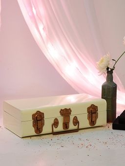 Living With Elan - Vintage Style Metal Long Trunk