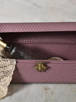 Living With Elan - Purple The Royal Hive Tufted Trunk Box