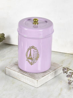 Living With Elan - Lavender Stainless Steel Food Storage Canister