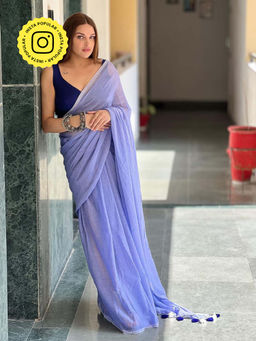 Eternity by Sakshi - Neelambar Blue Saree