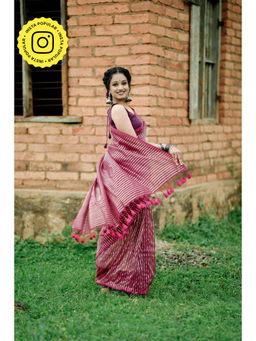 Eternity by Sakshi - Magenta Mohini Saree
