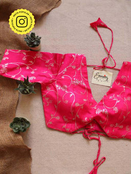 Eternity by Sakshi - Pink Brocade Stitched Blouse