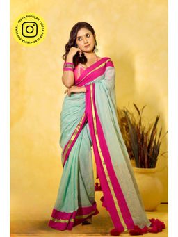 Eternity by Sakshi - Blue Rang Saree