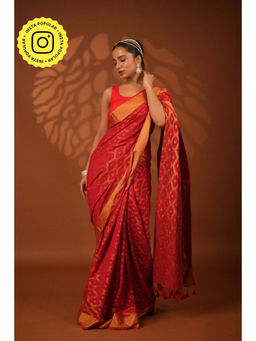 Eternity by Sakshi - Red Embrace Saree