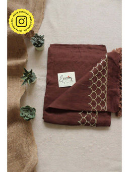 Eternity by Sakshi - Brown Roshni Saree Without Blouse