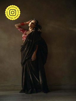 Eternity by Sakshi - Kohl Breezy Saree Without Blouse