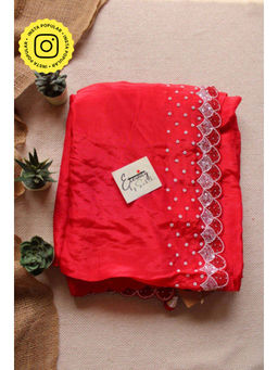 Eternity by Sakshi - Laal Pari Saree with Unstitched Blouse