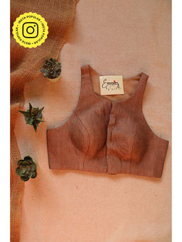 Eternity by Sakshi - Mocha T-Cut Stitched Blouse