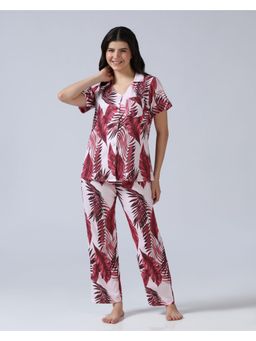 HOUSE OF COMFORT - Women Printed Nightsuit Multi-Color
