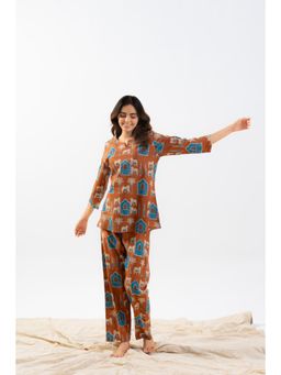 HOUSE OF COMFORT - Women Printed Nightsuit