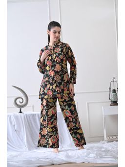 HOUSE OF COMFORT - Women Floral Printed Pure Cotton Nightsuit
