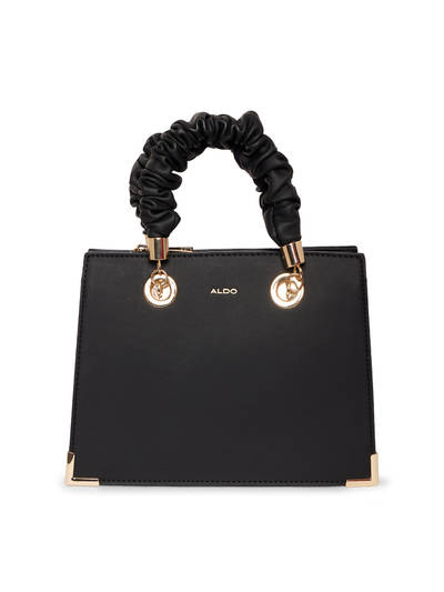 BILITHA001 Black Solid Handbag