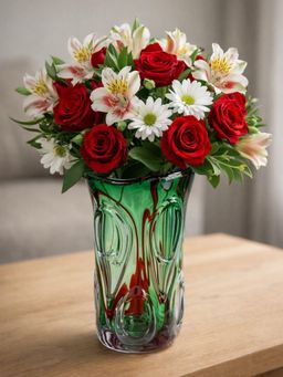 Smokey Cocktail - Regal Cut Crystal Vase - Option A