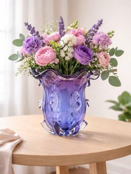 Smokey Cocktail - Pure Radiance Glass Vase