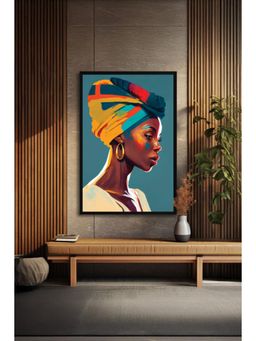 The Castle Decor - Abstract African Woman Wall Art