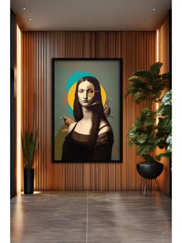 The Castle Decor - Abstract Mona Lisa Wall Art
