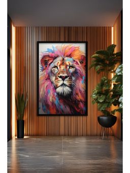 The Castle Decor - Abstract Lion Wall Art