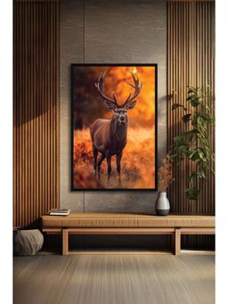 The Castle Decor - Abstract Deer Wall Painting