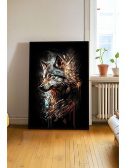 The Castle Decor - Fire Wolf Spirit Wall Art