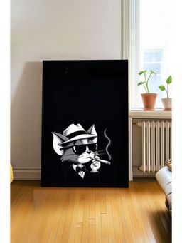 The Castle Decor - Vintage Cartoon Mafia Cat Wall Art
