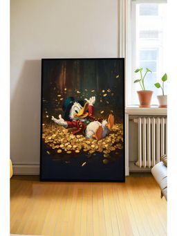 The Castle Decor - Cartoon Millionaire Duck Wall Art