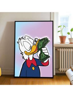 The Castle Decor - Luxury Duck Money Pop Art Wall Art