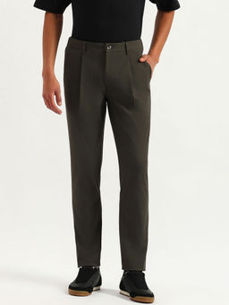 United Colors of Benetton - Men Green Polyester Relaxed Fit Trouser