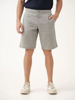 The Pant Project - Men Blue Cotton Regular Fit Shorts