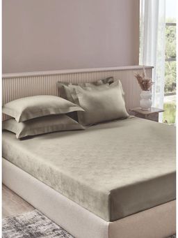 SANSAAR A D'DECOR BRAND LIVE CONSCIOUSLY - Moon Struck King Bedsheet with 2 Pillow Covers