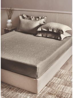 SANSAAR A D'DECOR BRAND LIVE CONSCIOUSLY - Moon Struck King Bedsheet with 2 Pillow Covers