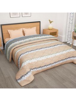Story@Home - Blanket Double Bed/Comforter/Duvet, 1 Fusion Reversible Double Comforter, (Grey)