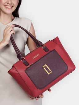 Lavie Luxe - Women's Kyle Large Tote Handbag (Red) (L)