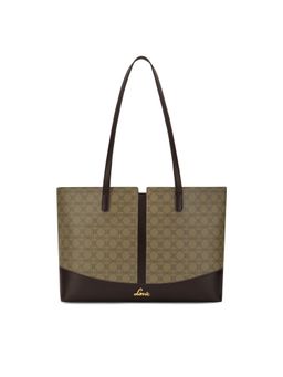Lavie - Womens Brown Mono Freya Tote Bag (L)
