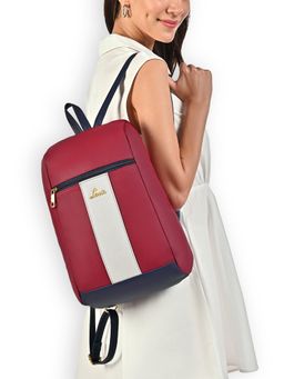 Lavie - Womens Red Colorblock Cobie Backpack (S)