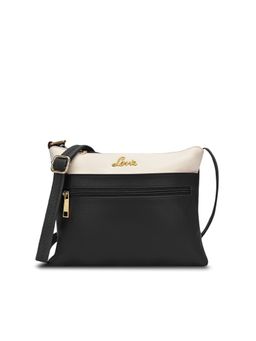 Lavie - Womens Black Colorblock Lucille Top Zip Sling Bag (M)