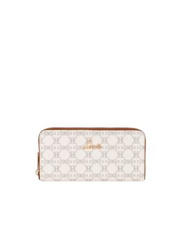 Lavie - Womens White Mono Sacy Zip Wallet (L)