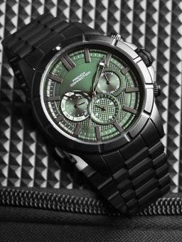 French Connection - Men Dial & Stainless Steel Straps Analogue Watch FCH05BM-G (M)