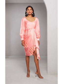 Vedika M - Pink Printed Dress