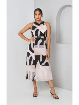 Vedika M - Black Printed Dress