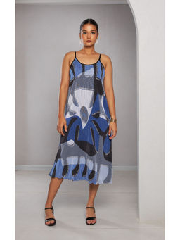 Vedika M - Blue Strap Dress