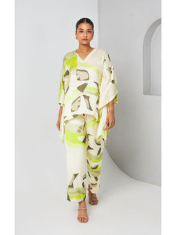 Vedika M - Green Printed Co-Ord (Set of 2)