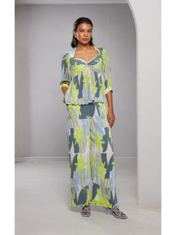 Vedika M - Multi-Colour Micro Printed Co-Ord (Set of 2)